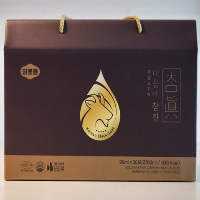 VDG 흑염소진액 90mlx30포, 1개, 1ml