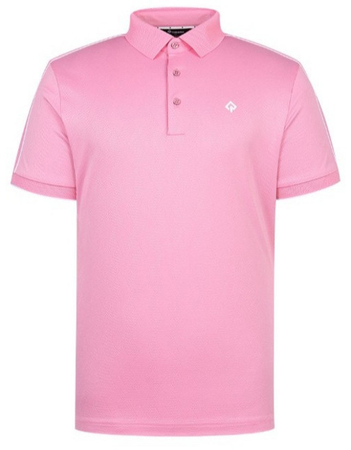 레노마골프 남성 빗살 패턴 자가드 카라 반팔 티셔츠 RMTPM2112-403