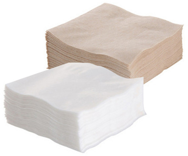 베스크린 업소용 무지 고급 칵테일냅킨 흰색 갈색 박스, 갈색지, 1세트, 8000개