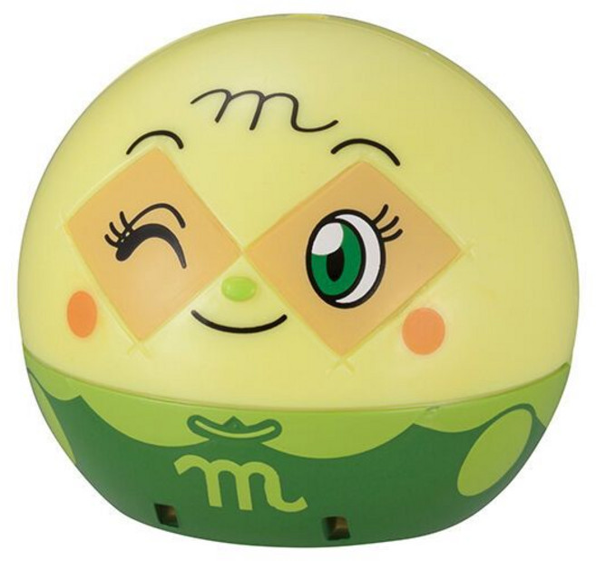 BANDAI 麵包超人公仔與發射器, 1個, 哈密瓜