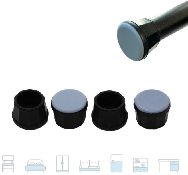 이지슬라이드 가구슬라이딩패드 층간소음방지 식탁의자다리패드 의자양말 의자발커버 (9종), 4. 커버형 EZC-21, 1개