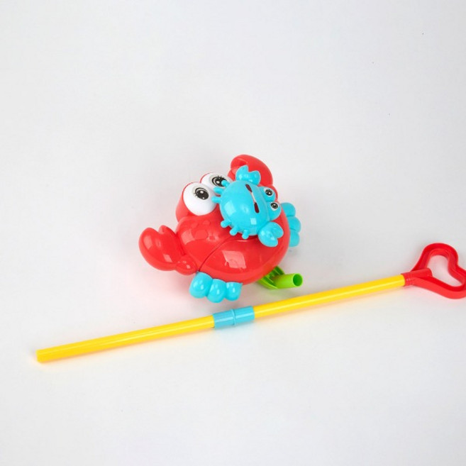 kb 스포츠교구 빙글빙글 길이조절 아기자기 걸음마보조기 꽃게 (2722) (색상랜덤), 1개