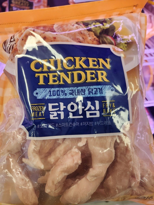 노브랜드 냉동 닭안심 1000g 아이스박스+아이스팩 무료, 1kg, 1개
