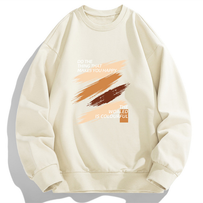 Asure 남성 봄 가을 긴팔 티셔츠 라운드넥 맨투맨