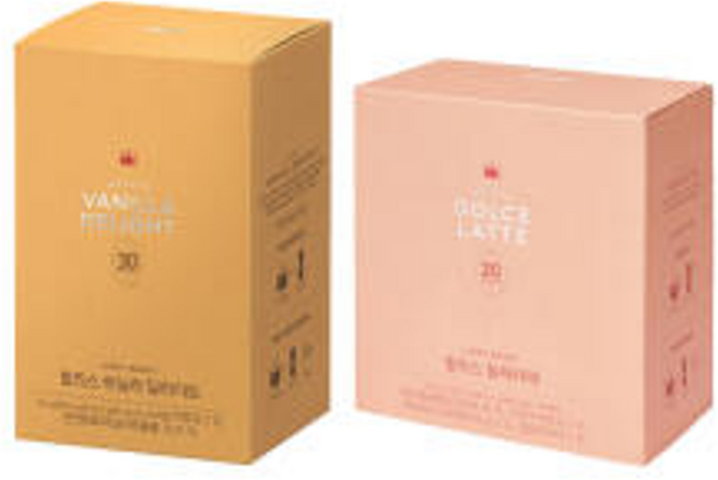 할리스 바닐라 딜라이트 30개입 1개 + 돌체라떼 20개입 1개, 2개