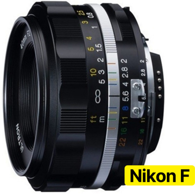 [지금사면 무상보증 3년] 보이그랜더 ULTRON 40mm F2 SLIIS ASP 블랙 니콘 F마운트 렌즈