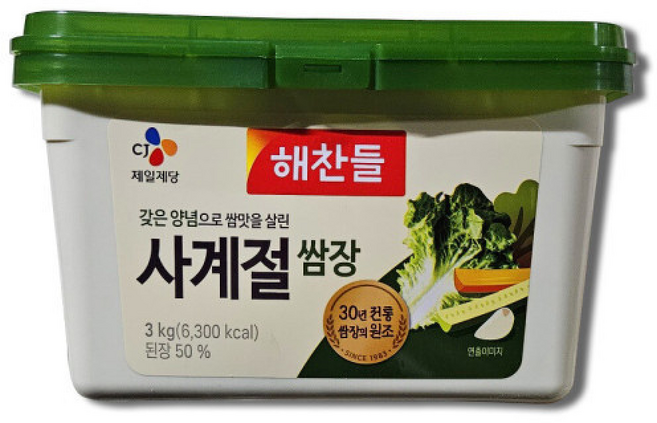 CJ 해찬들 사계절 쌈장, 3kg, 1개