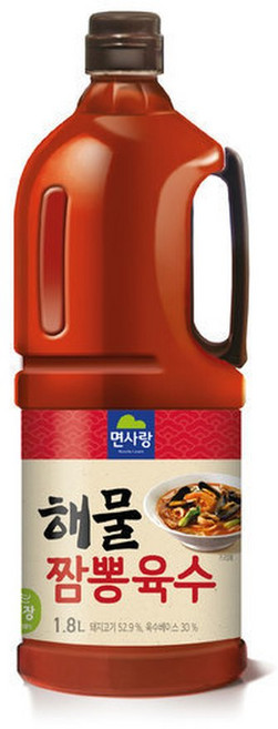 면사랑 짬뽕육수 1.8L, 1개