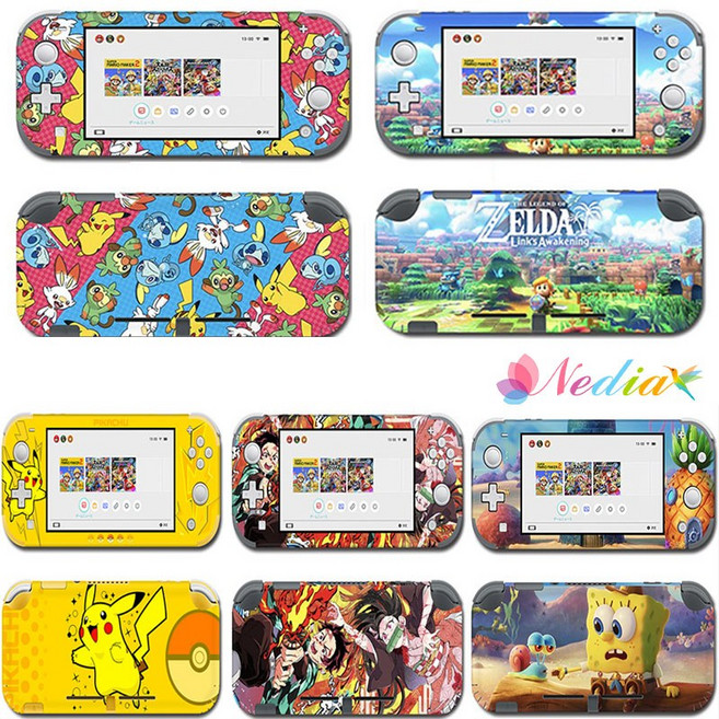 닌텐도 스위치 라이트 고퀄리티 전신 보호 아트 스킨 필름, 냥이, 1개