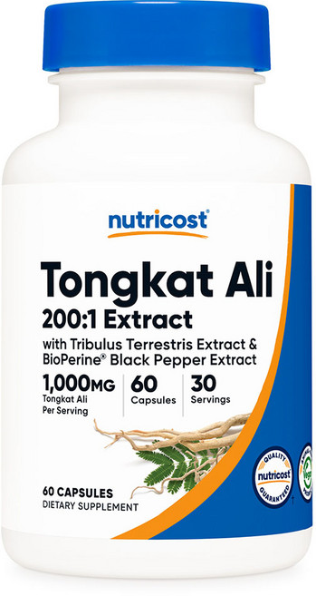 뉴트리코스트 통캇 알리 500mg 60캡슐 1병, 1개, 60정