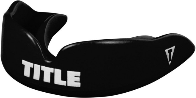 타이틀 슈퍼쉴드 X2 복싱 마우스피스 마우스가드, 1개, 블랙