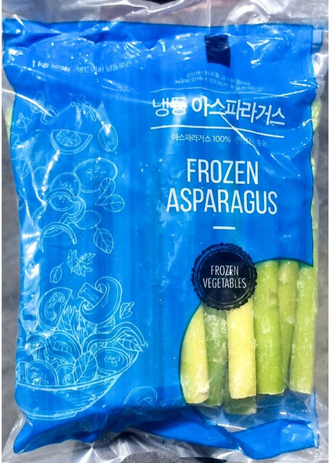 아스파라거스 (홀 1k) 이탈리안레스토랑 스프용 양식당 특별식용 비빔밥용 한식당, 1개, 1kg