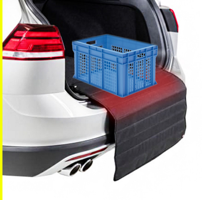 [쎈사] 트렁크범퍼패드 트렁크스크래치방지 범퍼보호커버 랩핑가드, 1개, 검정