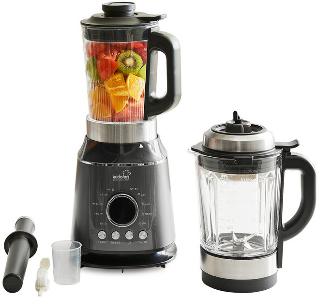 콕스타 헤센 초고속 진공블렌더 쿡 대형믹서기 유리 블렌더 KSEBD-5000T, 단품