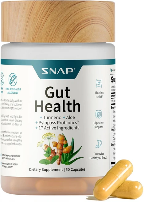 스냅 Snap Gut Health Supplements 장건강 50캡슐, 1개, 50정 - 쿠팡