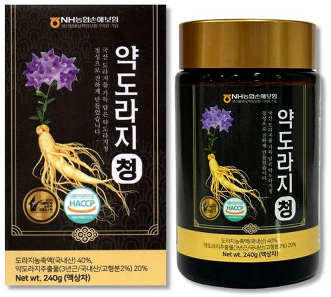 국산 3년근 약도라지청 240g 액상 기관지에좋은차 [원산지:국산], 1개 - 쿠팡