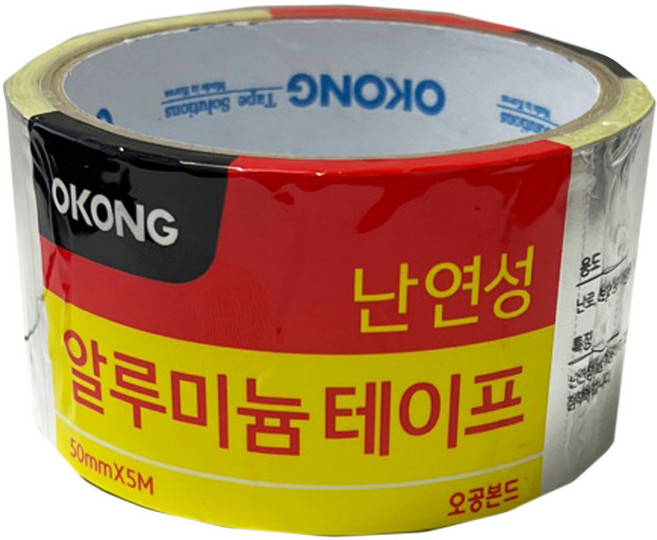 오공 난연성 알류미늄 테이프 50mmx5Mx1입, 1개