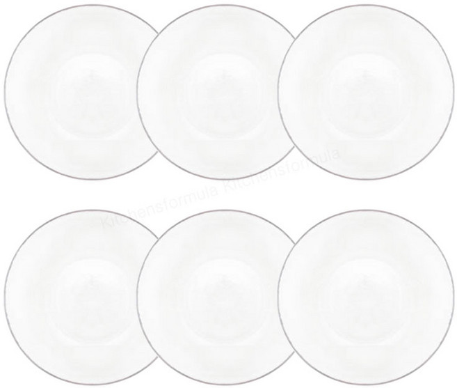 렐리아 내열유리 컵받침, 6개, 투명