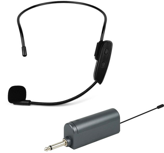 더씽 무선 UHF 강의용 마이크 + 수신기 세트, M140PRO