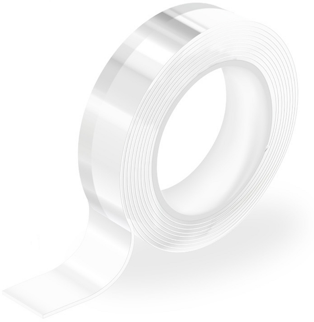 타겟오 초강력 실리콘 양면테이프 투명 양면 실리콘테이프 3M 두께2t, 1개