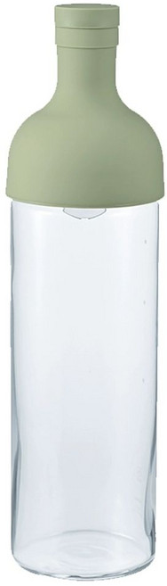 필터 인 보틀 FIB75SG 내열유리 냉침커피 750ml 물병 스모키그린