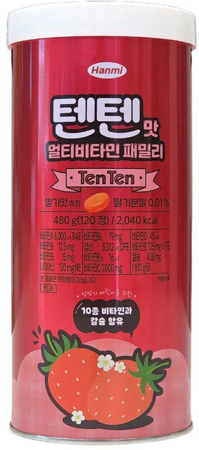 텐텐맛 멀티비타민 패밀리, 1개, 120정
