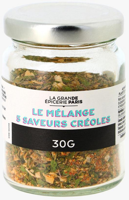 프랑스 라 그랑 에피세리 드 파리 La Grande Épicerie de Paris 5가지 크리올 믹스 시즈닝 30g, 1개