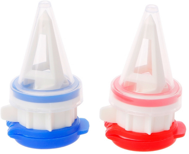 캡 타입 음료 백 저장 저장 밀봉 클립 우유 박스 안티 스프링클러 배수 노즐, Light Grey, 1개