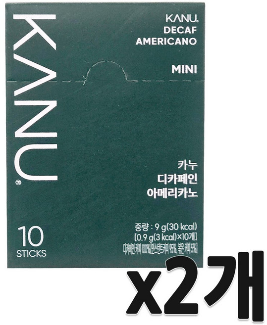 카누 미니 디카페인 아메리카노, 900mg, 10개입, 2개