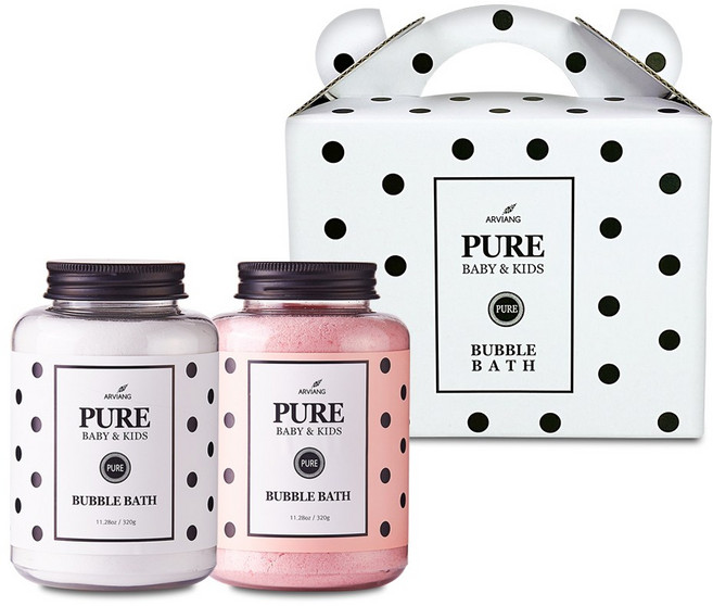 아르비앙 퓨어 버블바스 2구 선물세트 (라벤더+스윗로즈), 1개