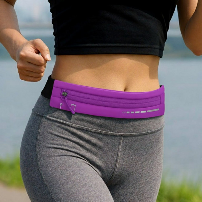 어반러닝 고급형 초경량 마라톤 방수 와이드 러닝 벨트 플립 힙색
