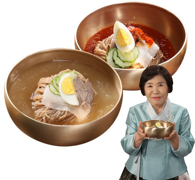 [TV쇼핑온] 조정애 명인의 진심 메밀냉면 물냉면 비빔 육수 (만두X), 10개, 200g