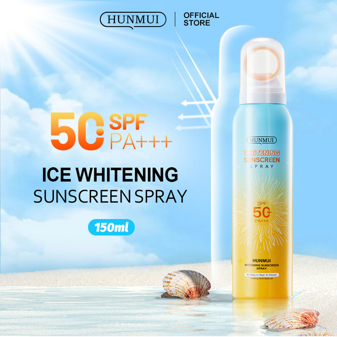 뿌리는선크림 얼굴 바디 겸용 선미스트 끈적임없는 선케어, 2개, 150ml
