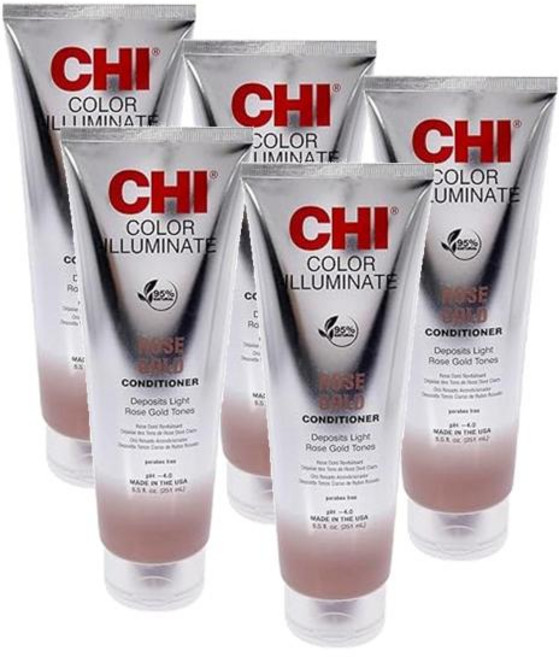 치 아이오닉 로즈골드 컬러 컨디셔너 CHI Ionic Color Illuminate Conditioners, 5개, 355ml