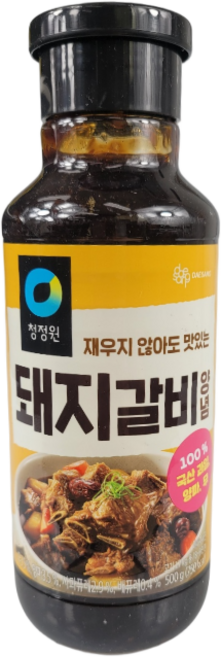 청정원 돼지갈비 양념장, 500g, 5개