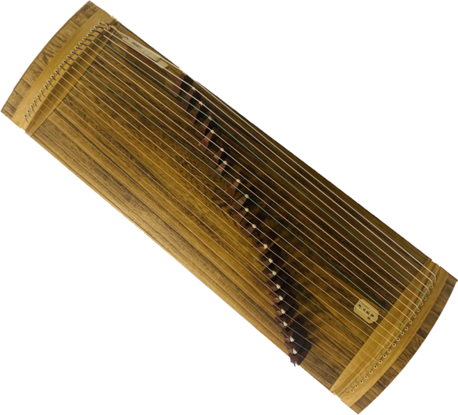 하프치터 가야금 중국전통 악기 즐겨찾기 초보용 훈련용 현악기 고쟁, 기본 구성(스탠드 및 튜너 제외), 125cm나팔꽃, 1개