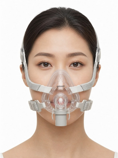 웰큐브 양압기 마스크 YF-02 (풀페이스) CPAP 수면무호흡 호흡치료 마스크 실리콘쿠션 L, 1개