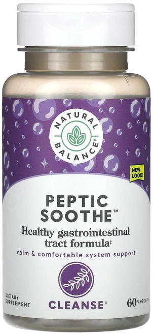 Natural Balance Peptic Soothe 60 Vegcaps, 1개, 60정 - 쿠팡