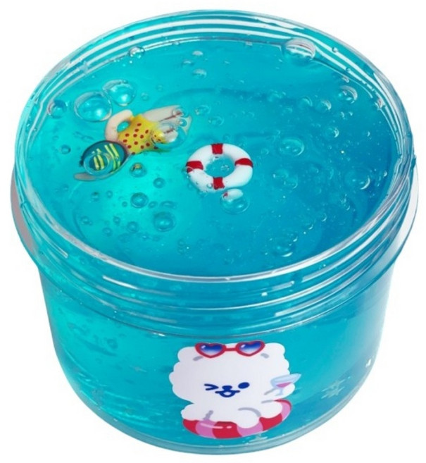 대서양풍덩 슬라임, 파랑, 230g, 1개