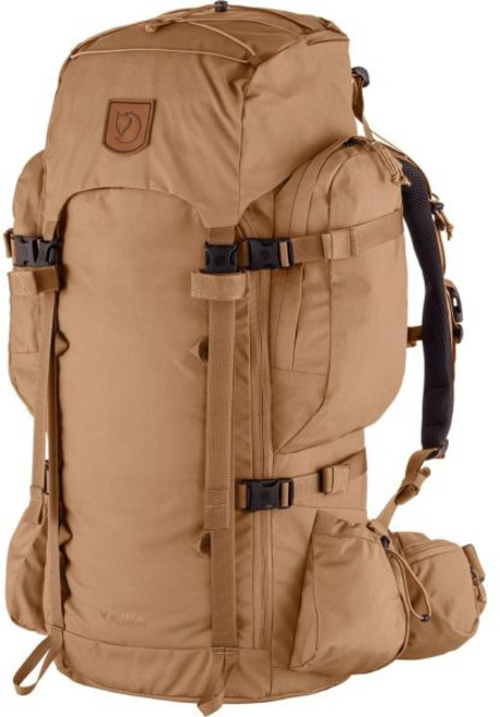 Fjallraven 피엘라벤 Kajka 55 백팩 UN 블루 M/L 캐주얼 스포츠백 학생백팩 395429, 원 사이즈, 카키 Dust