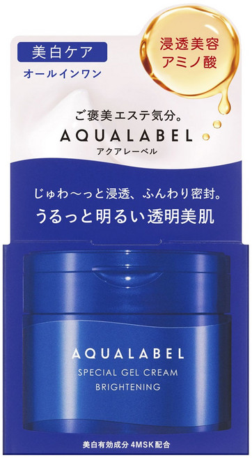 아쿠아라벨 스페셜 젤 크림 브라이트닝 올인원 90g, 1개