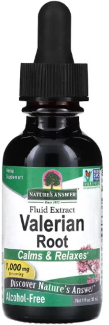 네이처스앤서 액상형 발레리안 뿌리 1 000mg 무알콜 30ml (30회분), 1개 - 쿠팡