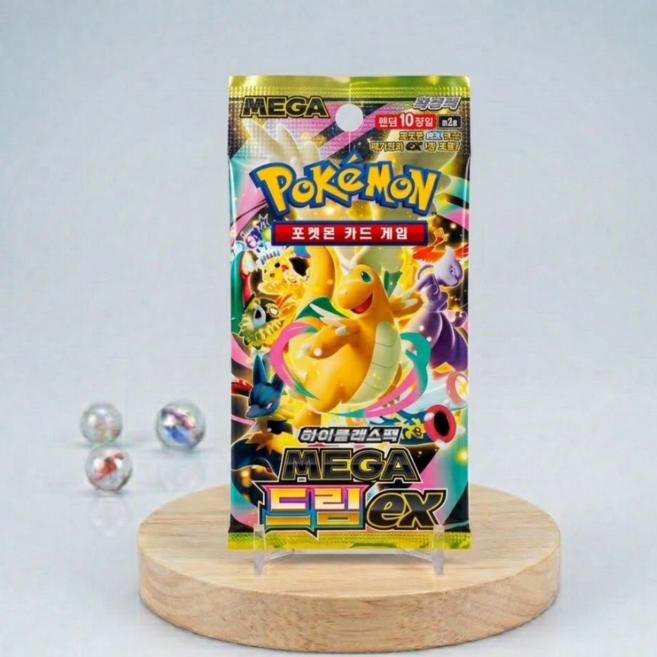 (국내배송) 포켓몬 카드 게임 TCG 메가 하이클래스 드림 ex, 1개, 팩