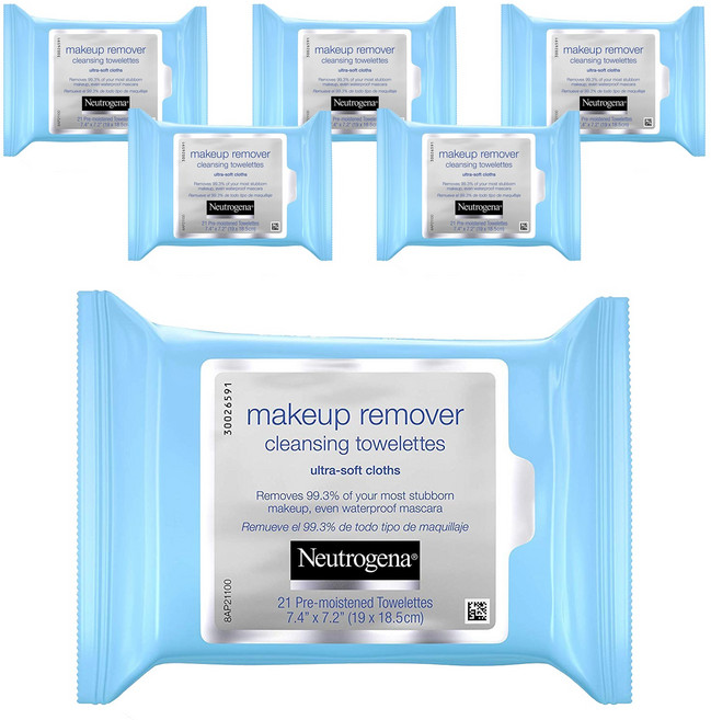 뉴트로지나 메이크업 리무버 클렌징 타월렛, 126개