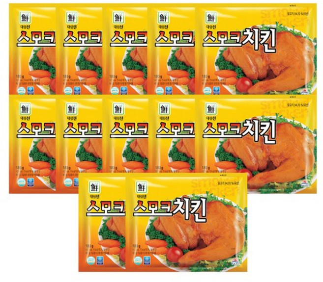 [대림냉장] 스모크치킨/훈제/치킨/닭다리, 180g, 12개