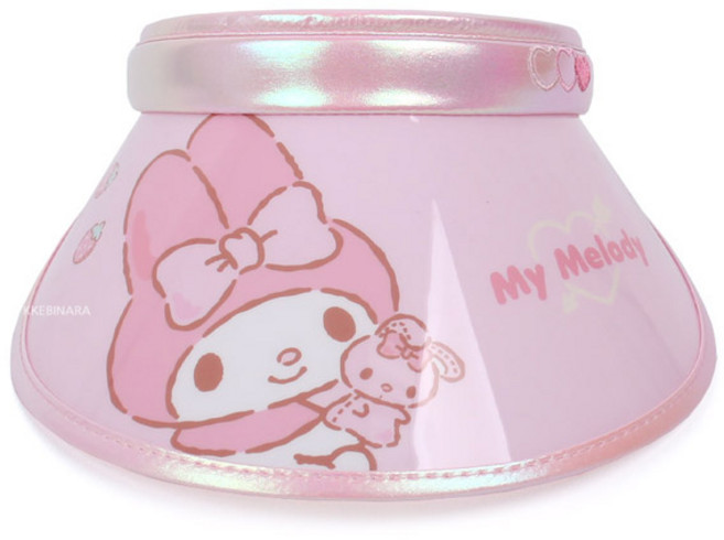 아이들이 좋아하는 산리오 캐릭터 딸기 마이멜로디 큐티 반짝반짝 핀캡 썬캡 모자 아동 유아 어린이