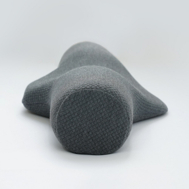 피어17 오징어베개 낮은 경추베개 거북목 일자목 목디스크, 1개, 그레이