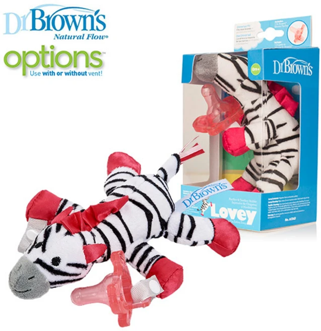 닥터브라운 인형 노리개젖꼭지 기린 거북이 얼룩말, 1개 - 쿠팡