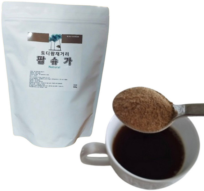 토디팜재거리 파우더가루 팜슈가 천연 당 황 황금손 해죽순, 1개, 500g