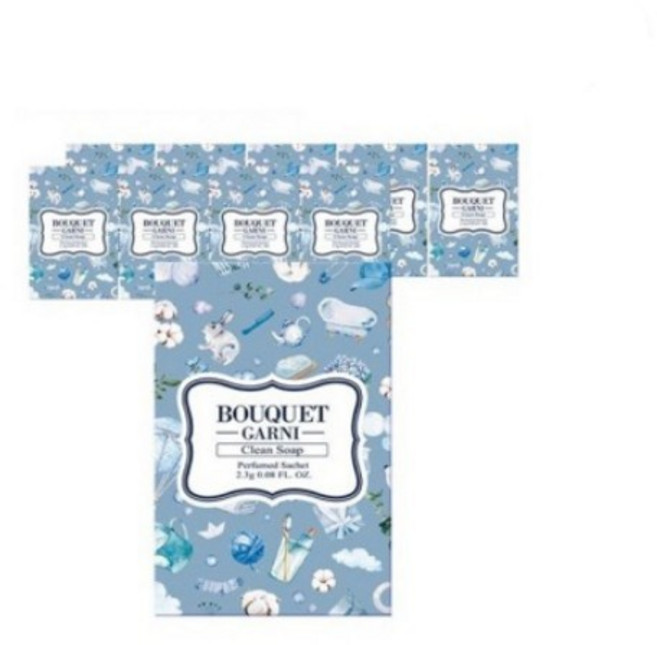 부케가르니 퍼퓸드 샤쉐 화이트머스크, 2.3g, 10개, 클린솝 CLEAN SOAP